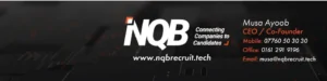 NQB Recruitment logo and contact details image